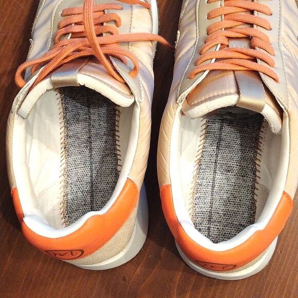 MATISSE 'Farrah' Low top Sneakers (Natural/Orange/Cream), Size 7, LIKE NEW - Picture 10 of 10